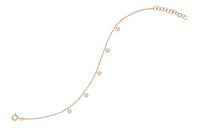 Diamond 5 Bezel Chain Bracelet - Millo Jewelry