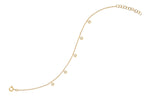 Load image into Gallery viewer, Diamond 5 Bezel Chain Bracelet - Millo Jewelry
