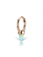 Load image into Gallery viewer, 6.5mm Single Short Opal Spike Non-Rotating Clicker - Millo Jewelry
