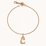 Load image into Gallery viewer, Letter Charm Diamond Bracelet - Millo Jewelry
