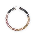 Load image into Gallery viewer, RAINBOW MINI PAVE LINK BRACELET - Millo Jewelry
