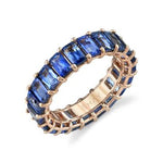 Load image into Gallery viewer, Blue Sapphire Eternity Band - Millo Jewelry