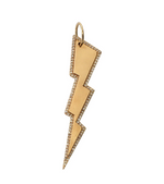 Load image into Gallery viewer, Large Lightning Bolt Charm - Millo Jewelry