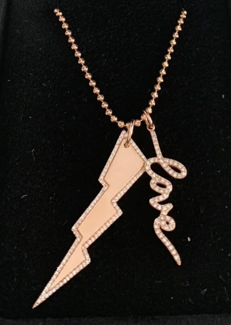 Large Lightning Bolt Charm - Millo Jewelry