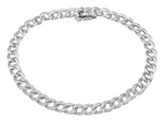 Load image into Gallery viewer, Small Diamond Cuban Chain Bracelet - Millo Jewelry
