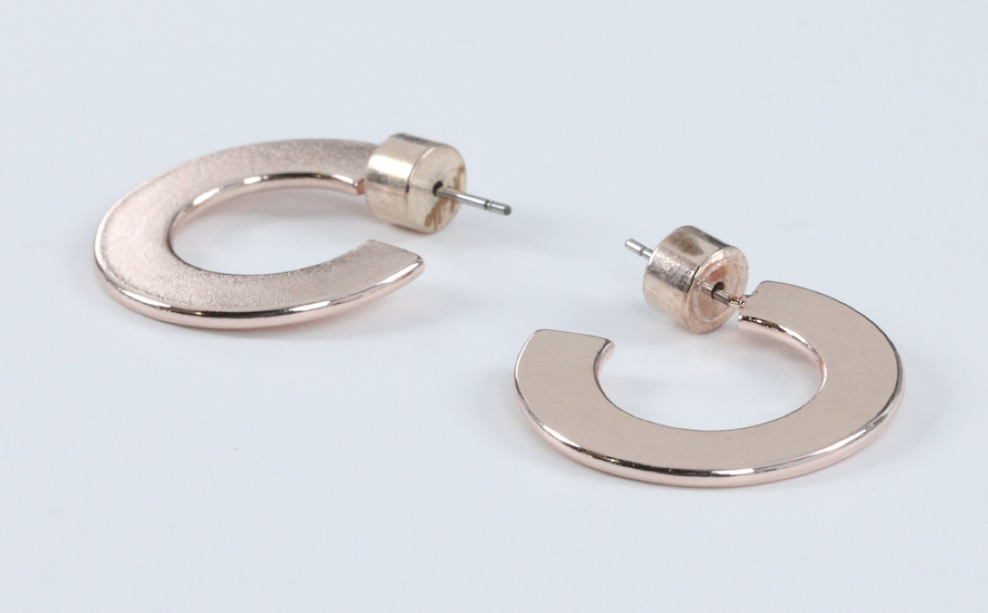 Millo Flat Hoops - Millo Jewelry