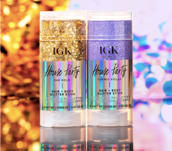 IGK Releases a New Limited Edition Pre Party Hair Strobing Glitter
