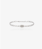 Load image into Gallery viewer, Pave Baguette Square Link Choker - Millo Jewelry