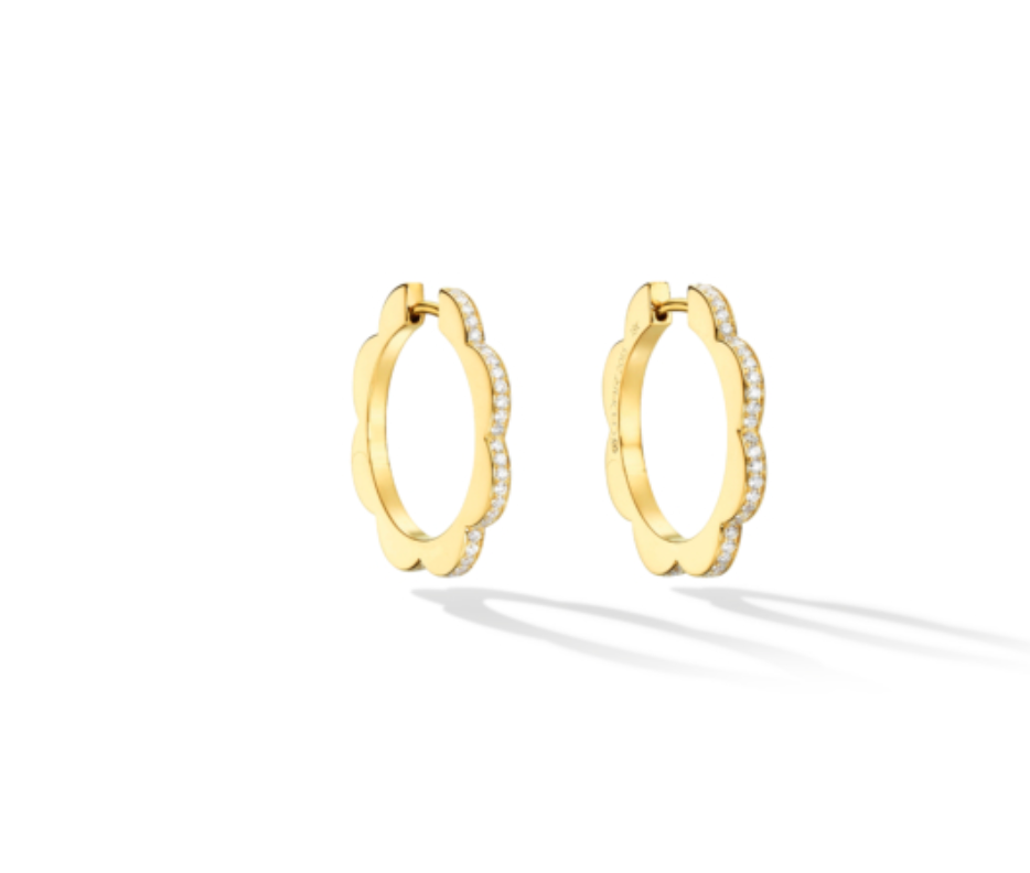 Triplet Hoop Earring, Medium - Millo Jewelry