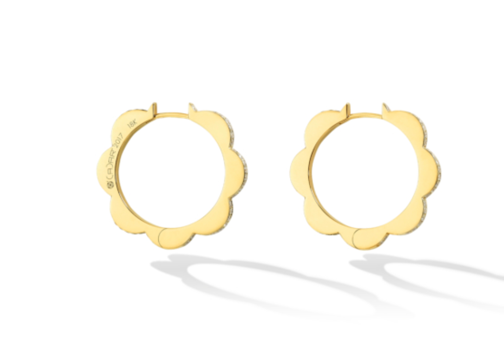 Triplet Hoop Earring, Medium - Millo Jewelry