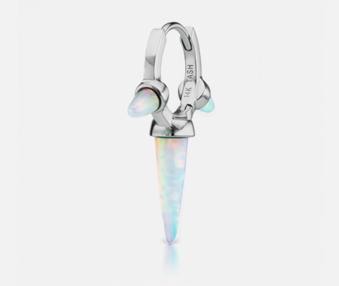 8mm Triple Long Opal Spike Clicker - Millo Jewelry