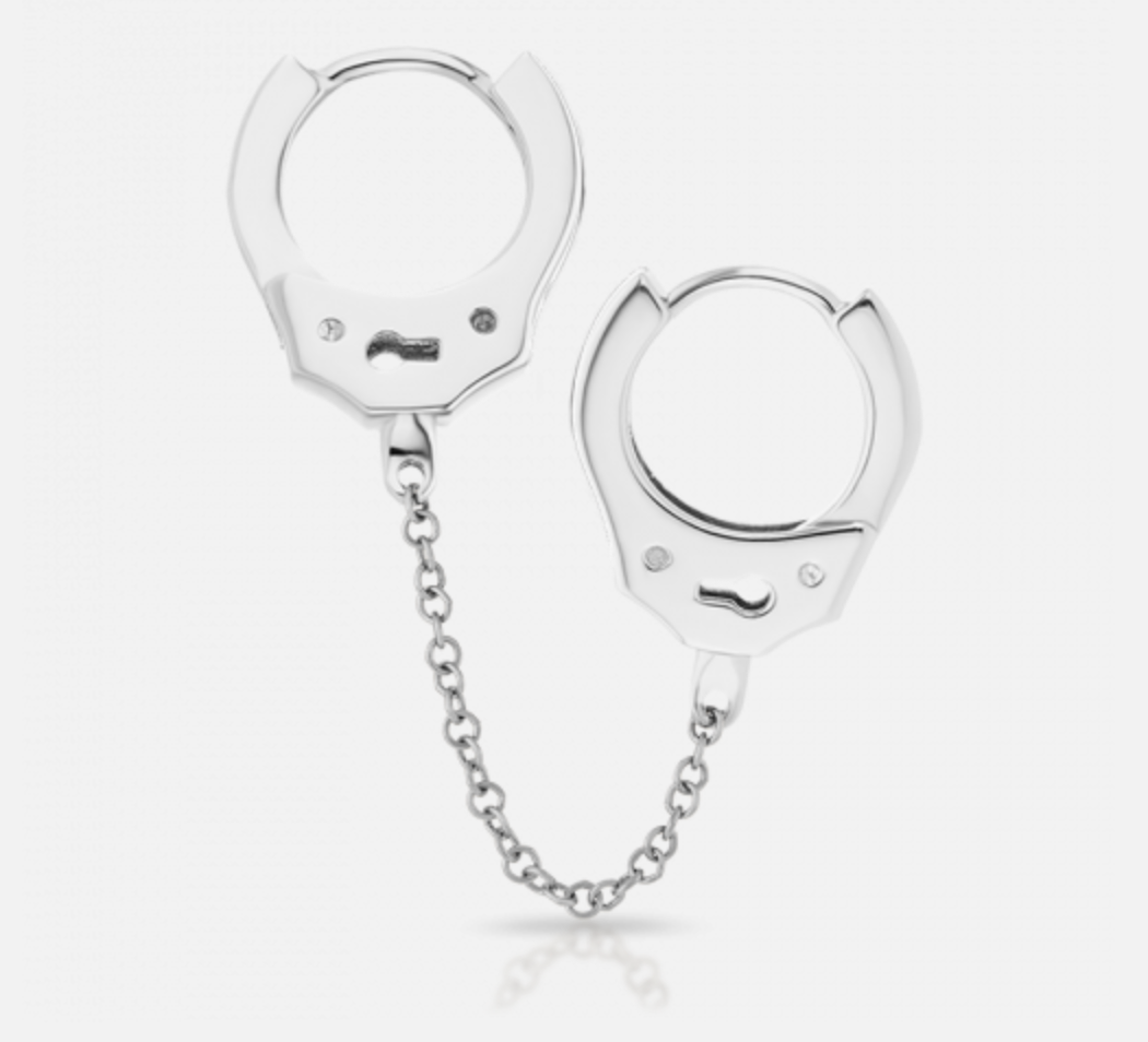 8mm Handcuff Clickers with Medium Chain - Millo Jewelry