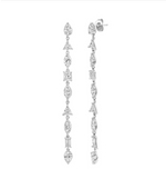 Load image into Gallery viewer, MIXED DIAMOND DROP EARRINGS - Millo Jewelry