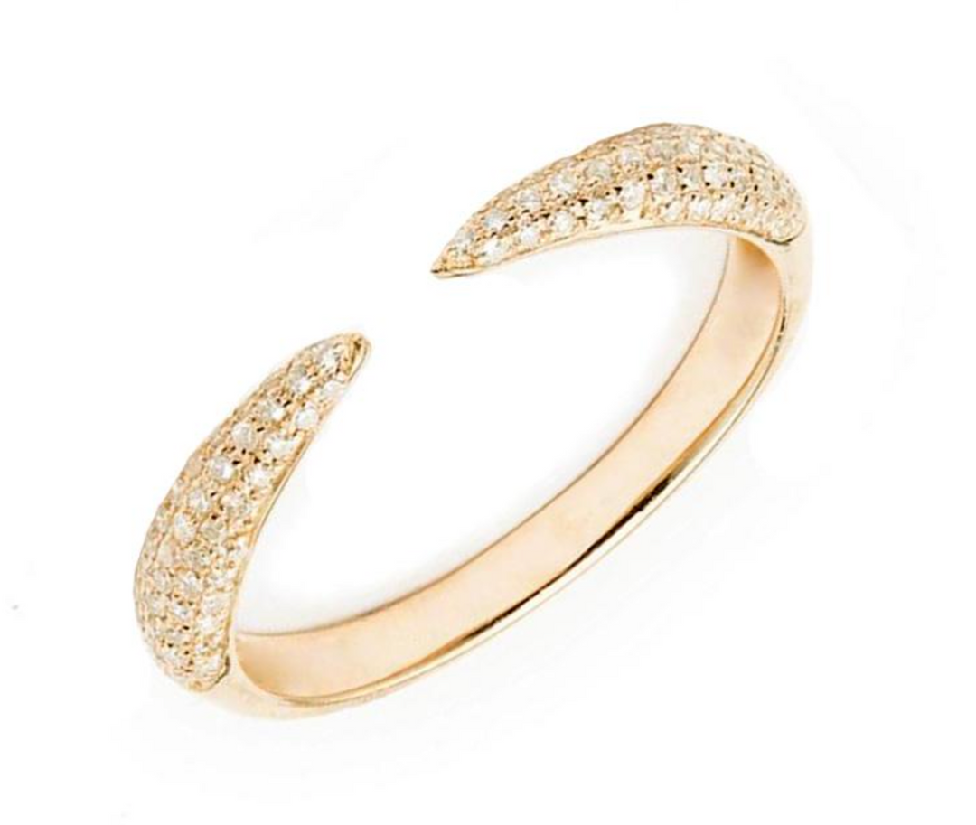 Pave Claw Ring - Millo Jewelry