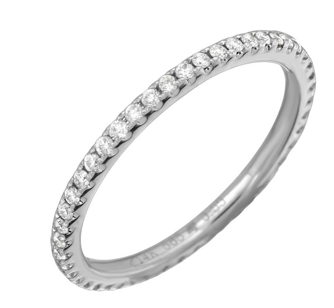 Pave Eternity Band - Millo Jewelry