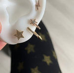 Load image into Gallery viewer, Mini Star Huggie - Millo Jewelry
