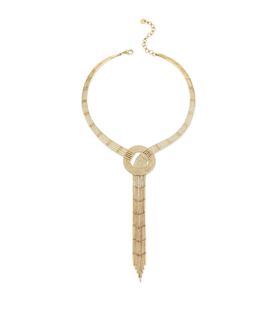 Pave Whirlpool Collar - Millo Jewelry