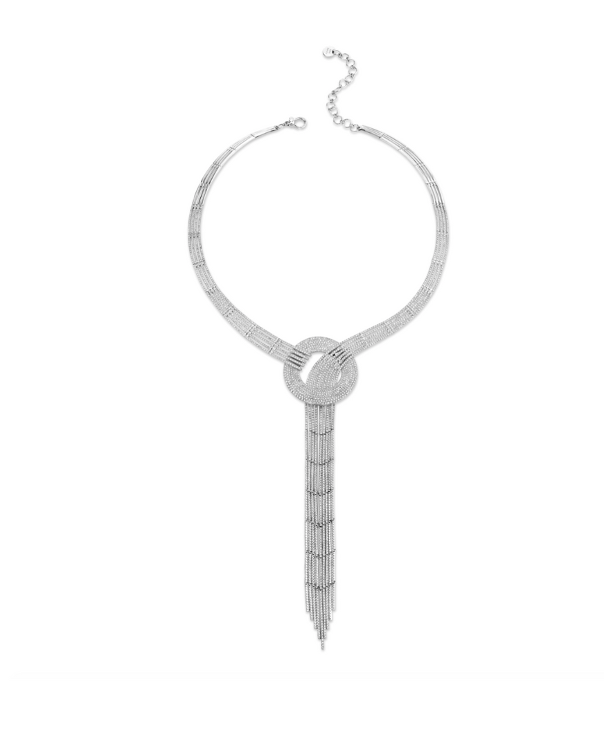 Pave Whirlpool Collar - Millo Jewelry