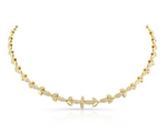 Load image into Gallery viewer, 14K Yellow Gold Diamond Leaf Necklace - Millo Jewelry

