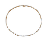 Load image into Gallery viewer, EMERALD CUT TENNIS NECKLACE - Millo Jewelry