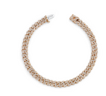 Load image into Gallery viewer, MINI PAVE LINK BRACELET - Millo Jewelry