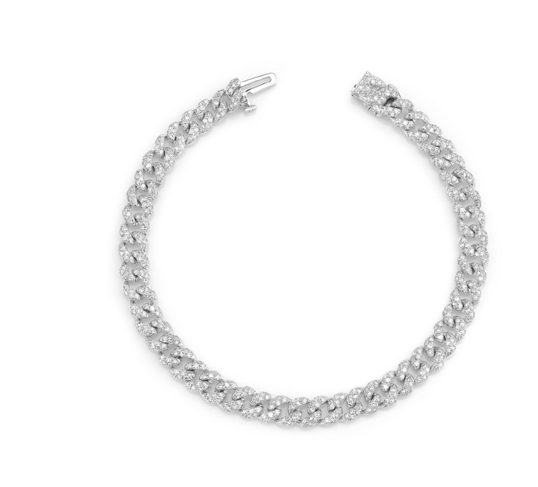 MINI PAVE LINK BRACELET - Millo Jewelry