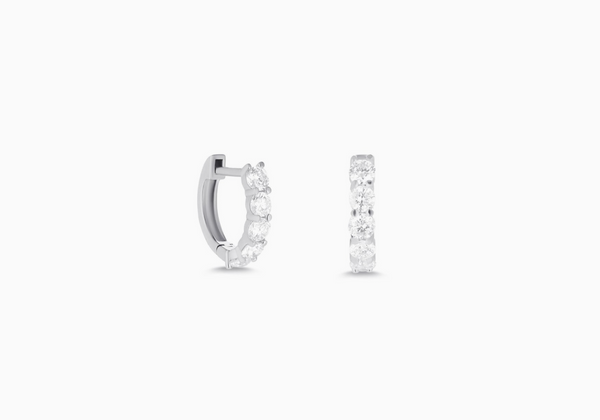 Sparkler Huggies - Millo Jewelry