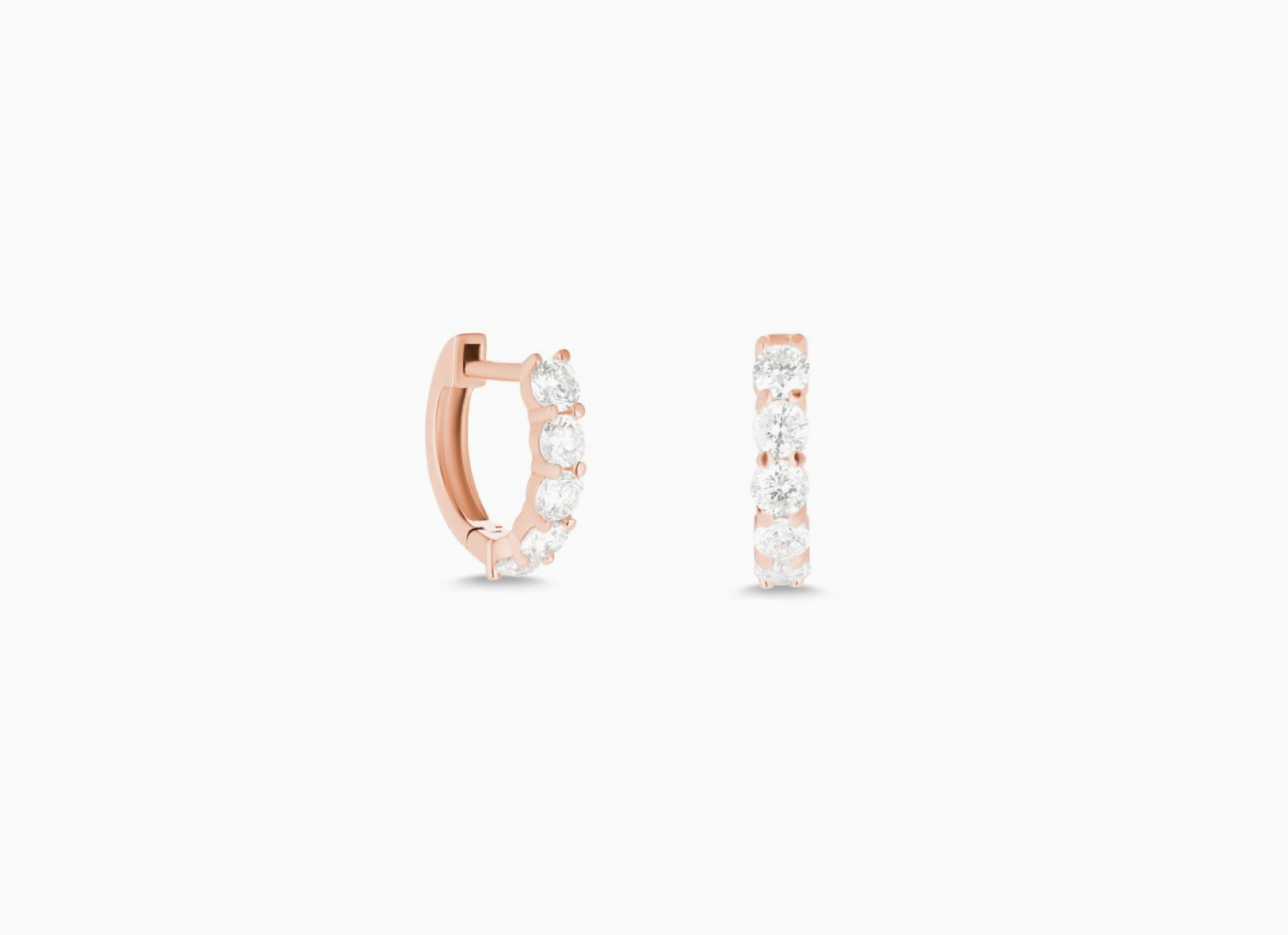 Sparkler Huggies - Millo Jewelry