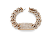 Load image into Gallery viewer, JUMBO PAVE ID LINK BRACELET - Millo Jewelry
