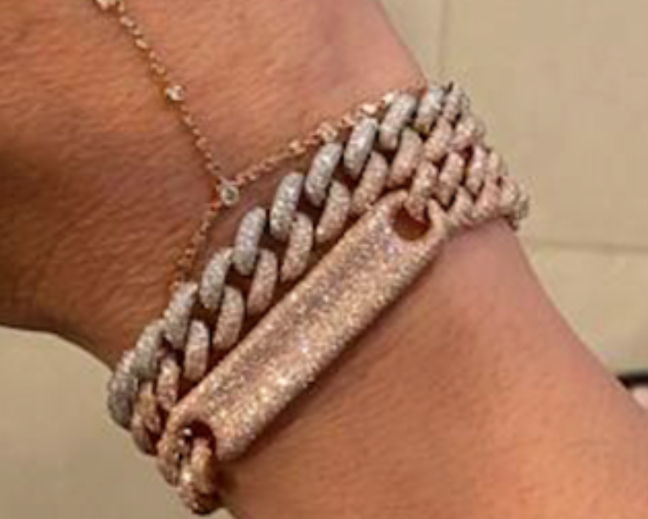 TWO-TONE ESSENTIAL PAVE LINK BRACELET - Millo Jewelry