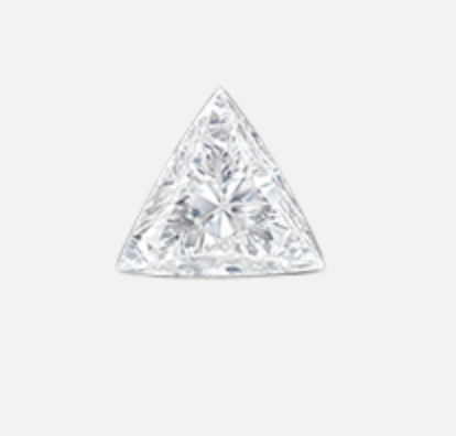 2.5mm Invisible Set Triangle Diamond Threaded Stud Earring - Millo Jewelry