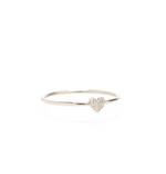 Load image into Gallery viewer, 14K ITTY BITTY PAVE HEART RING - Millo Jewelry
