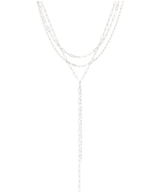 MAJA LARIAT- SILVER - Millo Jewelry