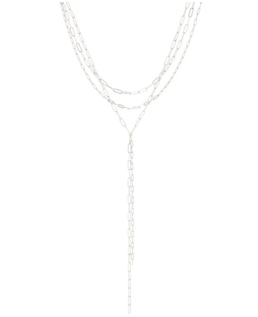 MAJA LARIAT- SILVER - Millo Jewelry