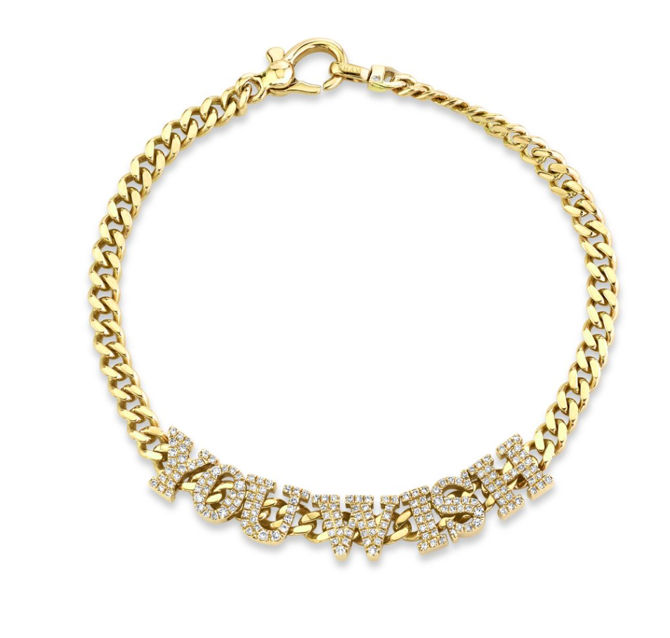 7 Letter DIY Link Bracelet - Millo Jewelry