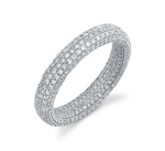 Load image into Gallery viewer, Diamond Inside &amp; Out Eternity Band - Millo Jewelry