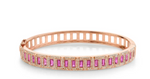 Load image into Gallery viewer, Ruby and Diamond Trek Bangle Bracelet - Millo Jewelry