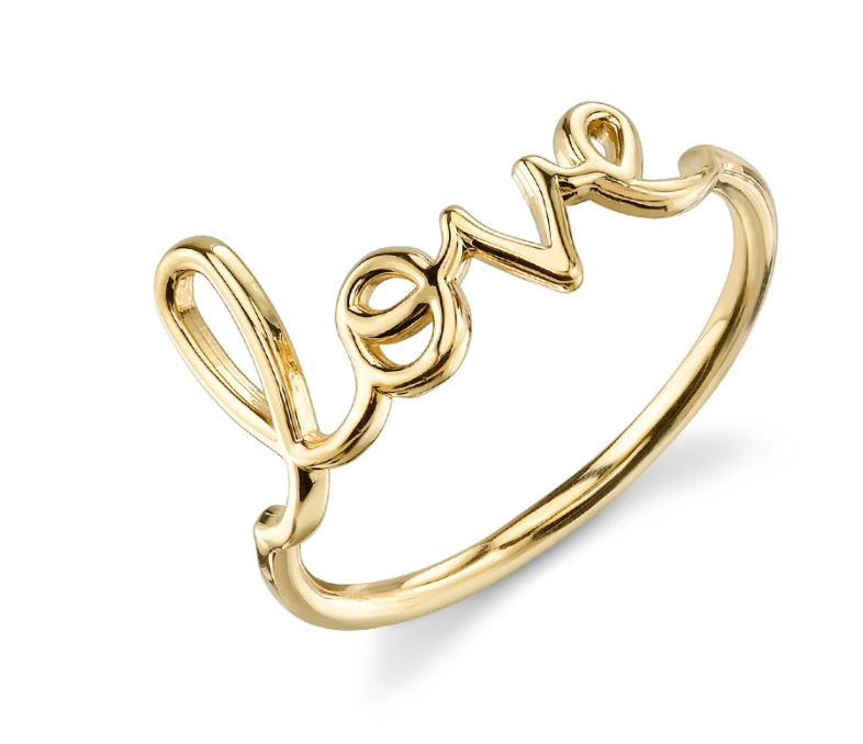 Gold Love Ring - Millo Jewelry