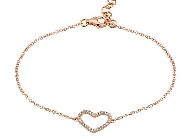Cutout Heart Bracelet - Millo Jewelry