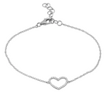 Load image into Gallery viewer, Cutout Heart Bracelet - Millo Jewelry
