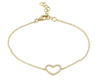 Load image into Gallery viewer, Cutout Heart Bracelet - Millo Jewelry
