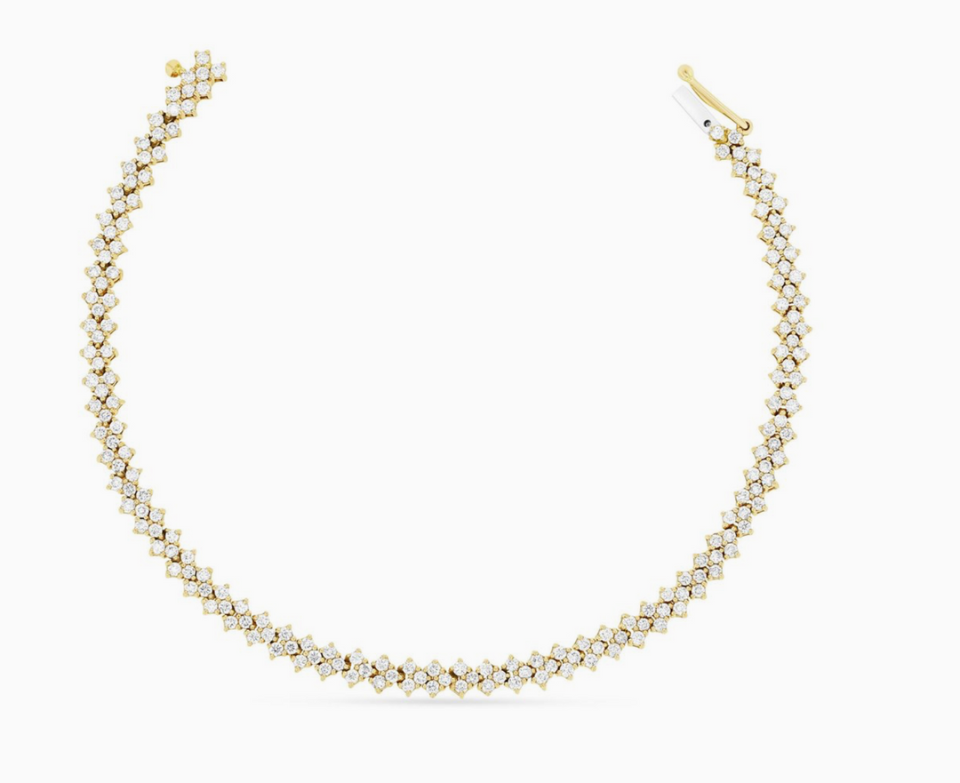 Chevron Tennis Bracelet - Millo Jewelry