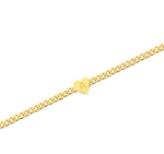 Load image into Gallery viewer, Gold Heart Cuban Chain Bracelet - Millo Jewelry