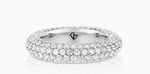 Load image into Gallery viewer, Pave Diamond Bombe Ring - Millo Jewelry

