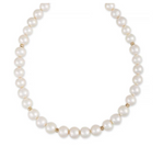 Load image into Gallery viewer, Pave Rondelle Freshwater Pearl Beaded Necklace - Millo Jewelry