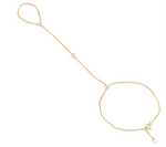 Load image into Gallery viewer, 14K Gold Floating Diamond Hand Chain - Millo Jewelry