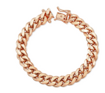 Load image into Gallery viewer, 14K Gold Solid Miami Cuban Link Bracelet - Millo Jewelry

