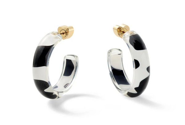 Small Animal Print Jelly Hoops - Millo Jewelry