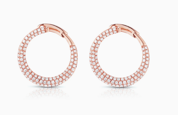 Dome Swirl Hoops - Millo Jewelry