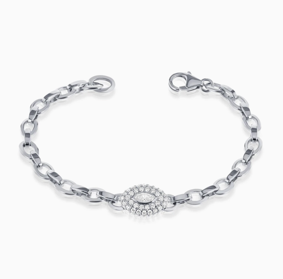 Marquise Link Bracelet - Millo Jewelry